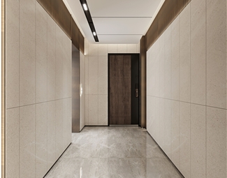 现代电梯入口
