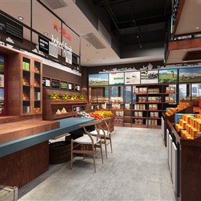 现代 便利店 超市