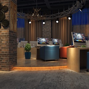 工业LOFT 网吧 网吧竞技区