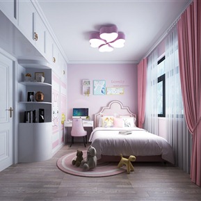 现代 儿童房 主卧