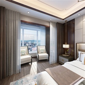 新中式 卧室 主卧