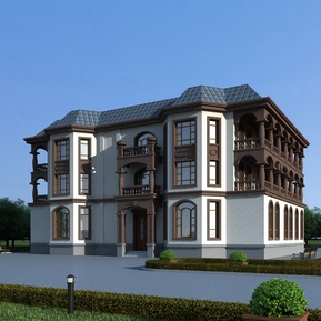 欧式 独栋别墅 别墅