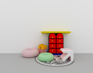 现代 换鞋凳 箭头换鞋凳