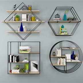 工业LOFT 墙上置物架 墙面装饰架