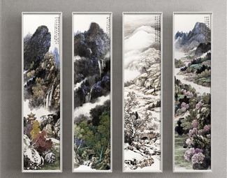 新中式自然风景挂画