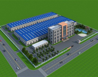 现代俯视图3d模型下载-3d溜溜网