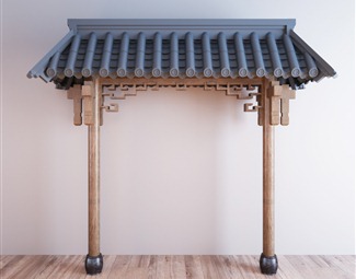 中式 屋檐 屋顶屋檐门头