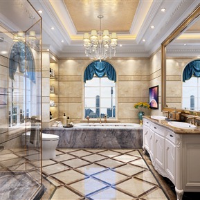 轻奢 卫生间