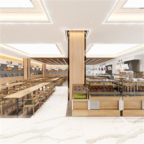 现代 食堂 西安翻译学院西区第三食堂