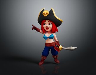 现代 游戏角色 卡通美女 动漫美女 动画美女 卡通女孩