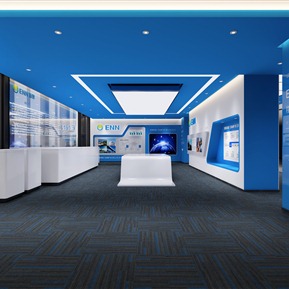 现代 展厅 科技展厅 公司展厅 展台 沙发