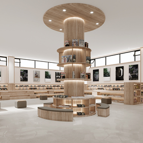 现代 书吧  共享书吧 阅读室