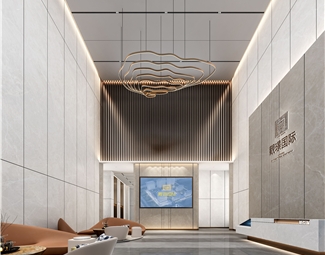 现代办公大厅设计