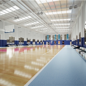 现代 篮球馆 室内篮球馆