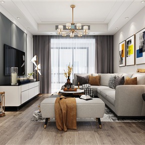 轻奢 客厅