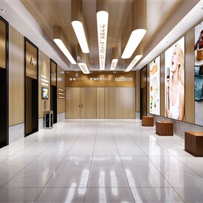 现代 电梯厅 电梯间