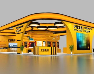 现代展厅装修图