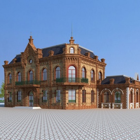 欧式 酒吧建筑 酒吧