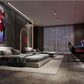 工业LOFT 客房 电竞酒店包间