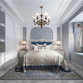 欧式 卧室 主卧室