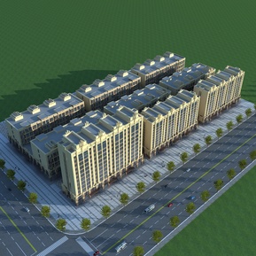 现代 住宅楼 住宅商业