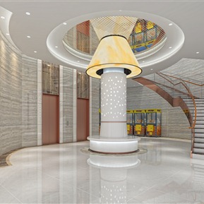 现代 楼梯口 大厅