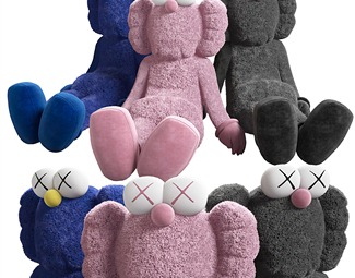 现代 Kaws 玩具