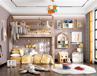 现代儿童玩具室