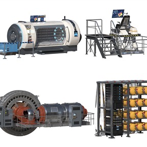 现代 发电机 机发电机氧气瓶机柜医疗设备