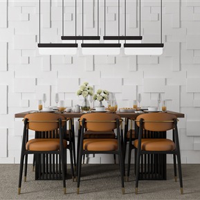 现代 餐桌椅组合