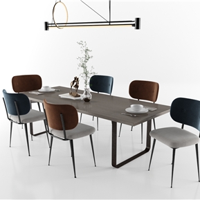 现代 餐桌椅组合