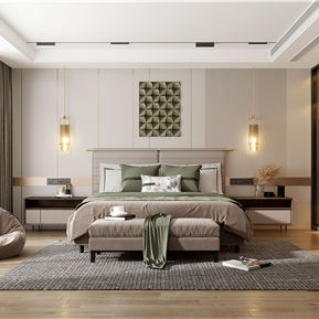 现代 卧室