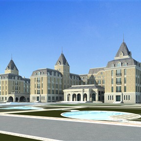 欧式 宿舍楼 英式学校宿舍楼