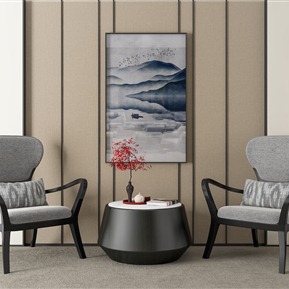 新中式 休闲沙发组合