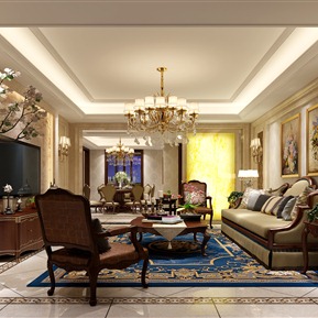 美式 客厅