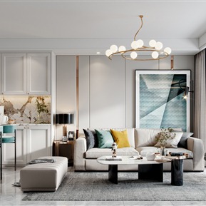 现代 客餐厅 门厅