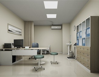 现代 诊室 医院诊疗室