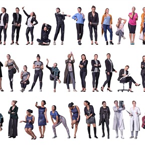 现代 多人 女人女孩美女人物