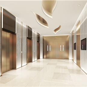 现代 电梯厅 商城电梯厅