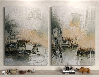 现代艺术画