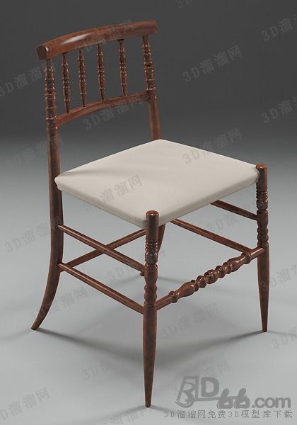 【单椅3d模型】_椅凳_家具模型_免费3d模型库下载_3d溜溜网