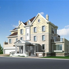 欧式 独栋别墅 私家高档别墅