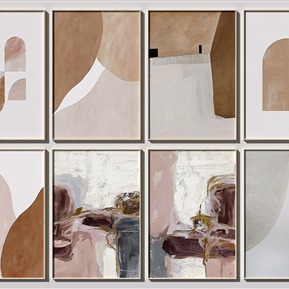 侘寂 装饰画 抽象艺术装饰画