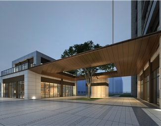 现代居住区入口