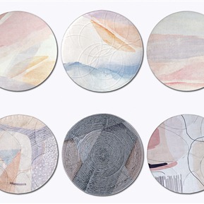 现代 圆形地毯 圆毯