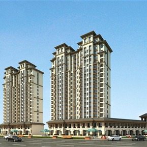 欧式 住宅楼 西班牙住宅