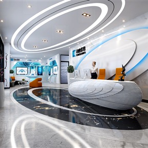 现代 前台 办公前台