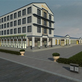 欧式 酒店建筑 酒店