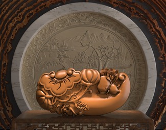 新中式雕塑摆件