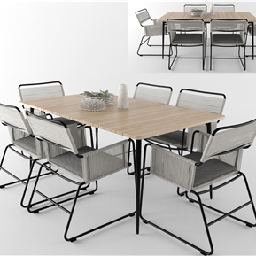 现代 餐桌椅组合